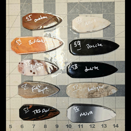 Page 6 Dovetail Preforms,Flintknapping Slabs.