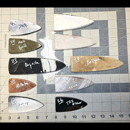 Page 3, Scottsbluff, Hardin, Dagger, Holland Performs,Flintknapping Slabs.