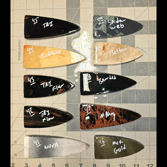 Page 5, Scottsbluff, Hardin, Dagger, Holland Performs,Flintknapping Slabs.