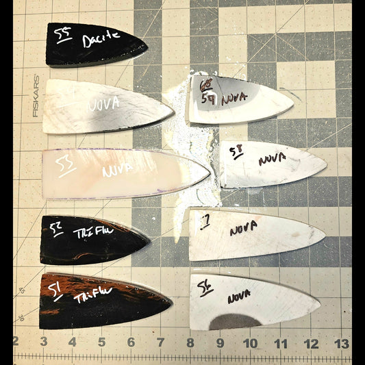 Page 6, Scottsbluff, Hardin, Dagger, Holland Performs,Flintknapping Slabs.