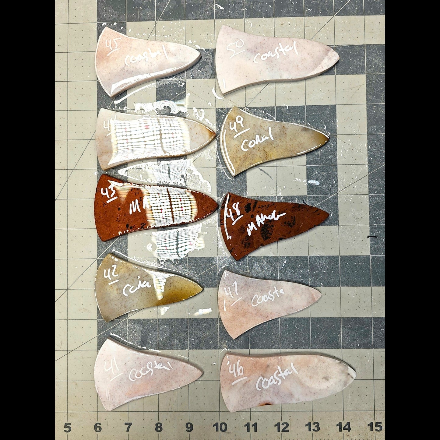 Page 5, Abby Preforms,Flintknapping Slabs.