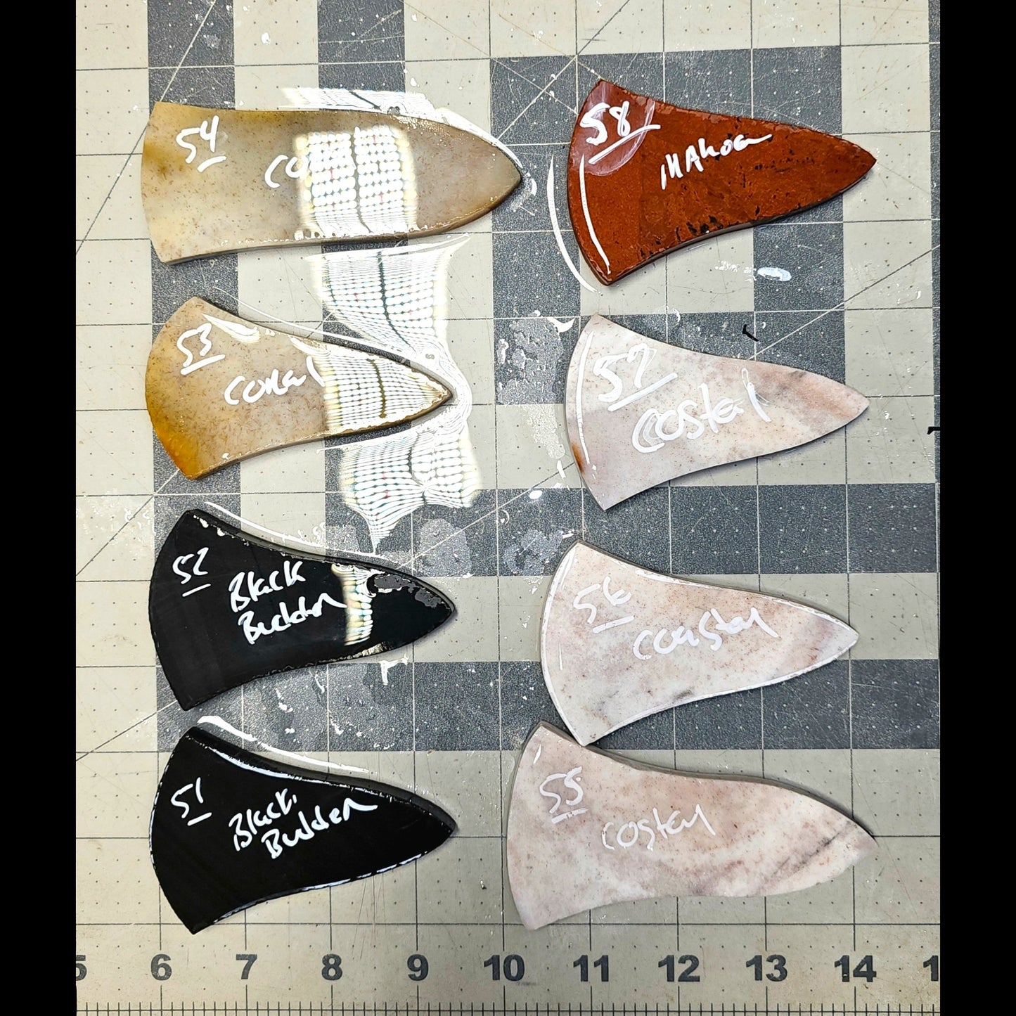 Page 6, Abby Preforms,Flintknapping Slabs.