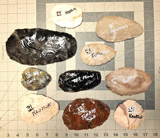 Page 4 Bifaces, Flintknapping Stone, Flint , Chert