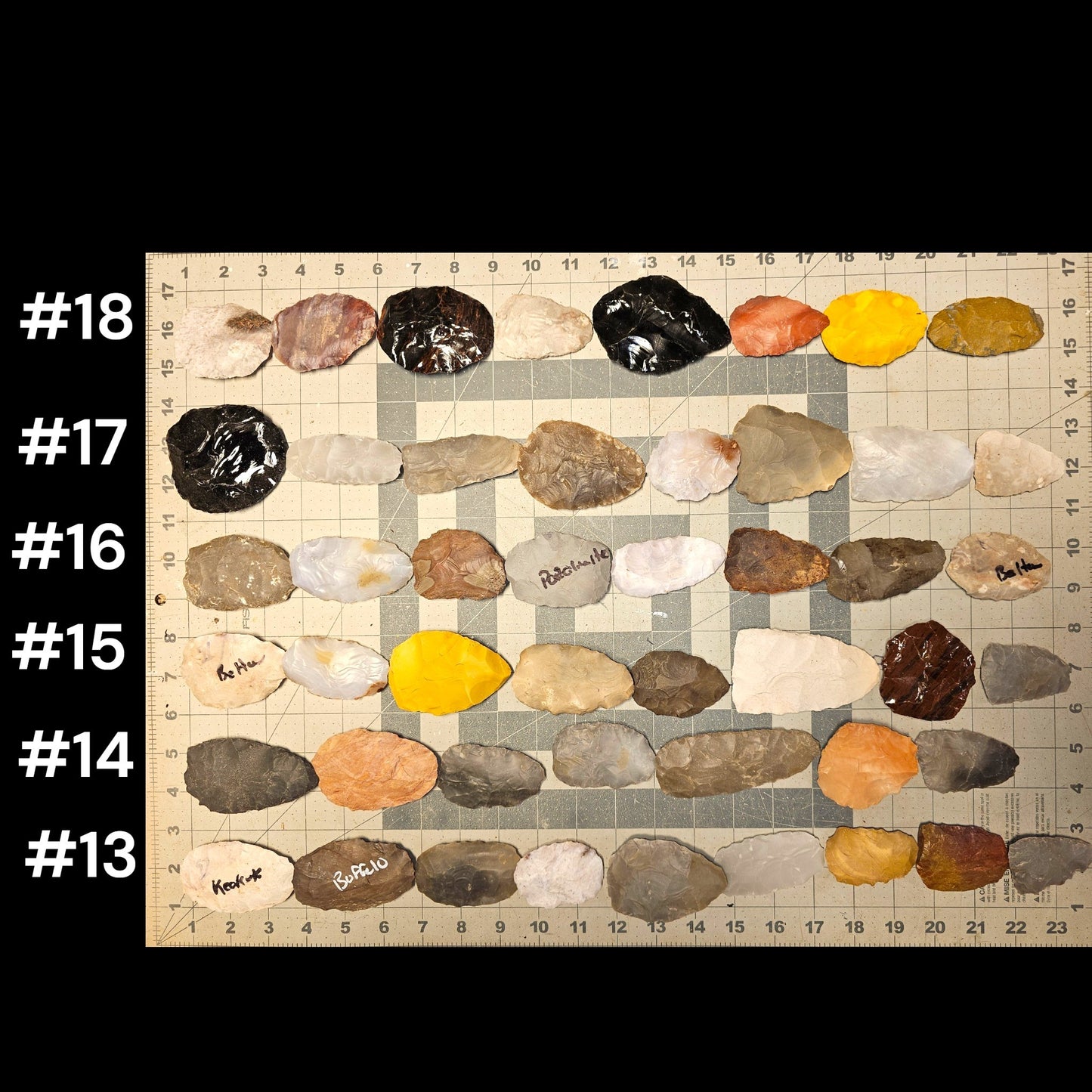 Page 3 Biface Lots, Flintknapping Stone, Flint , Chert