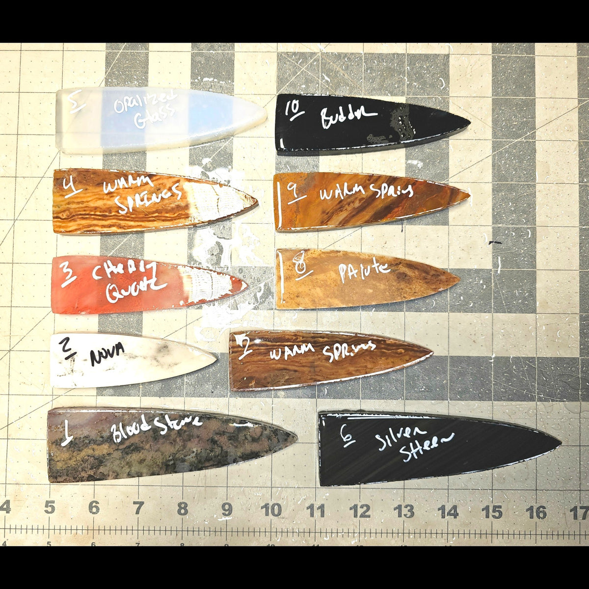Page 1 Dalton Preforms, Flintknapping Slabs.