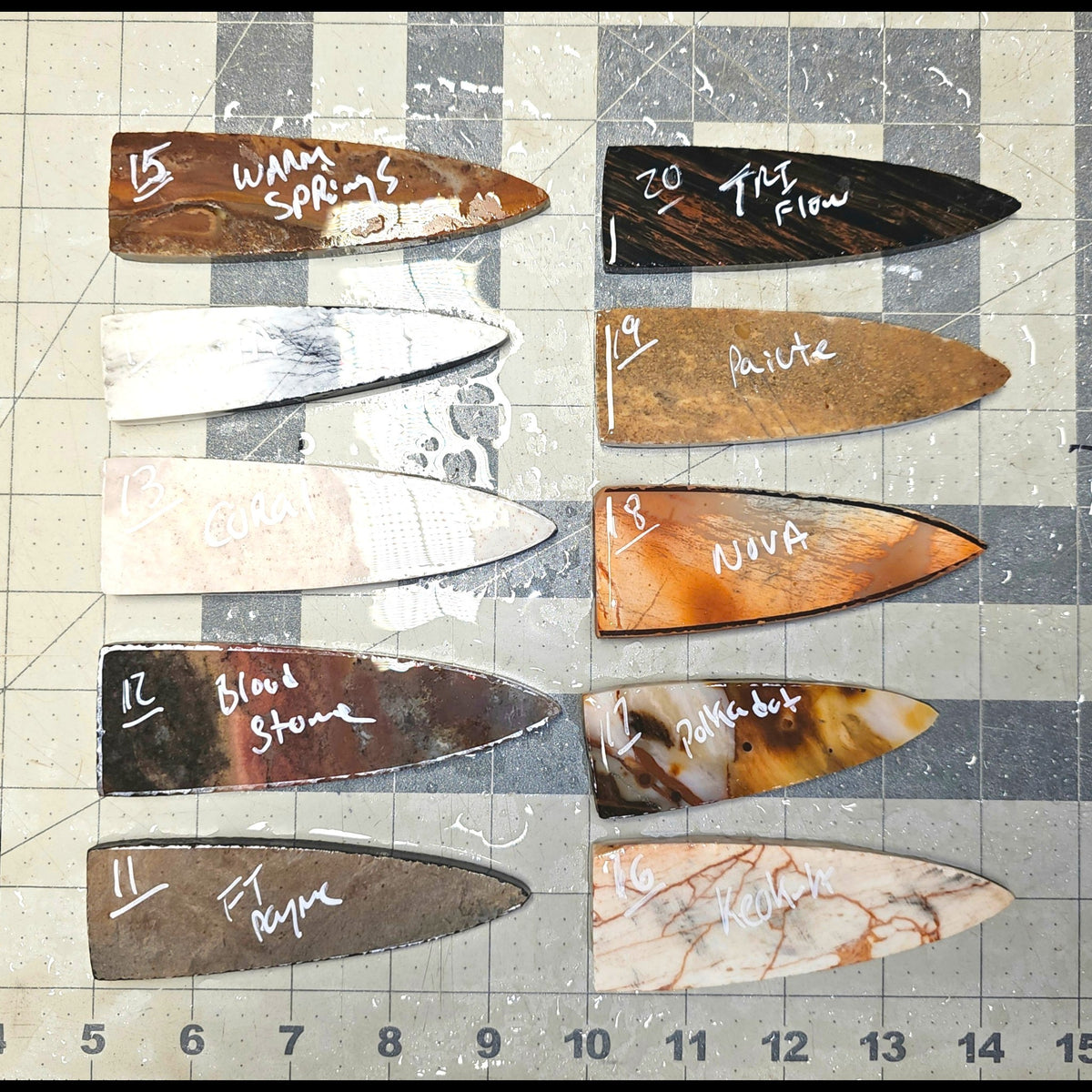 Page 2 Dalton Preforms,Flintknapping Slabs.