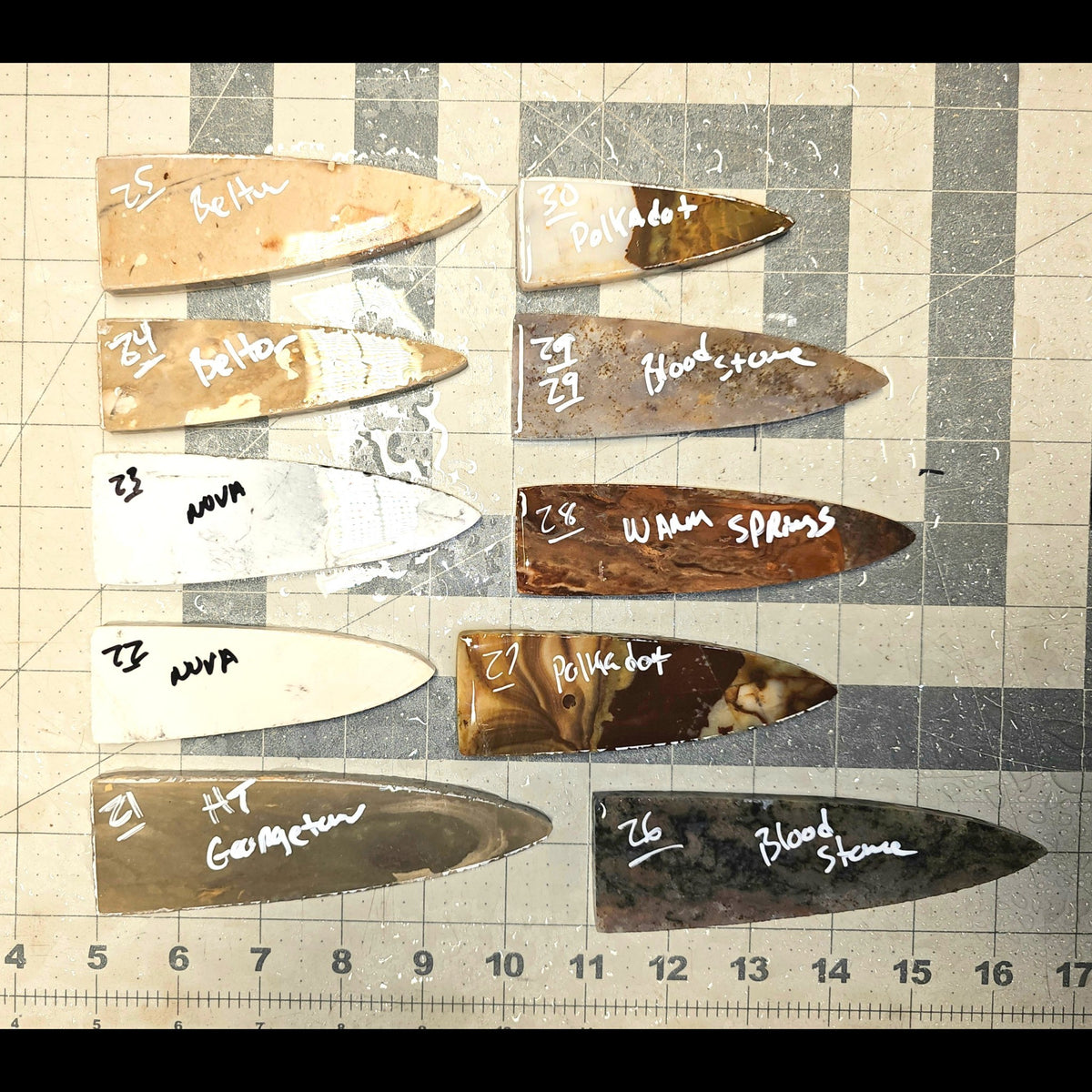 Page 3 Dalton Preforms, Flintknapping Slabs.