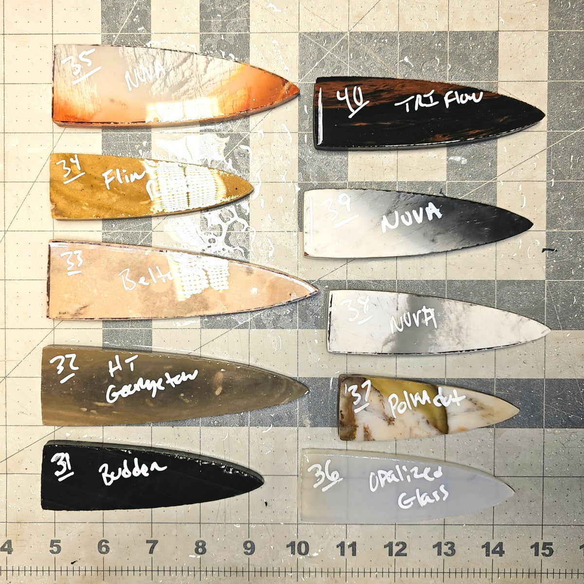Page 4 Dalton Preforms, Flintknapping Slabs.