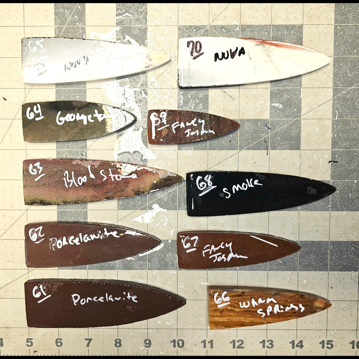 Page 7 Dalton Preforms, Flintknapping Slabs.