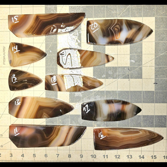 Page 2, Brazilian Agate Preforms,Flintknapping Slabs.