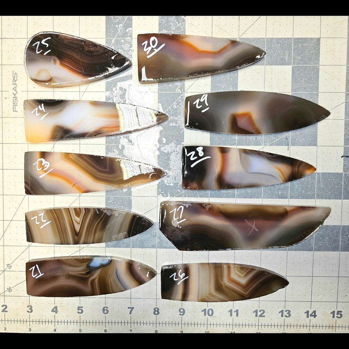 Page 3, Brazilian Agate Preforms,Flintknapping Slabs.
