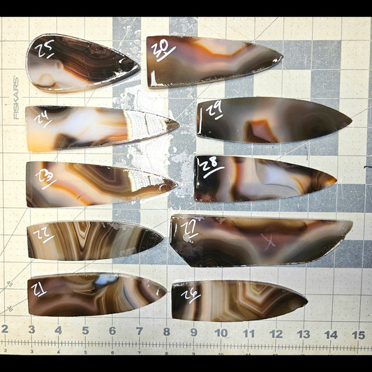 Page 3, Brazilian Agate Preforms,Flintknapping Slabs.