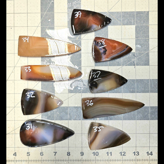 Page 4, Brazilian Agate Preforms,Flintknapping Slabs.