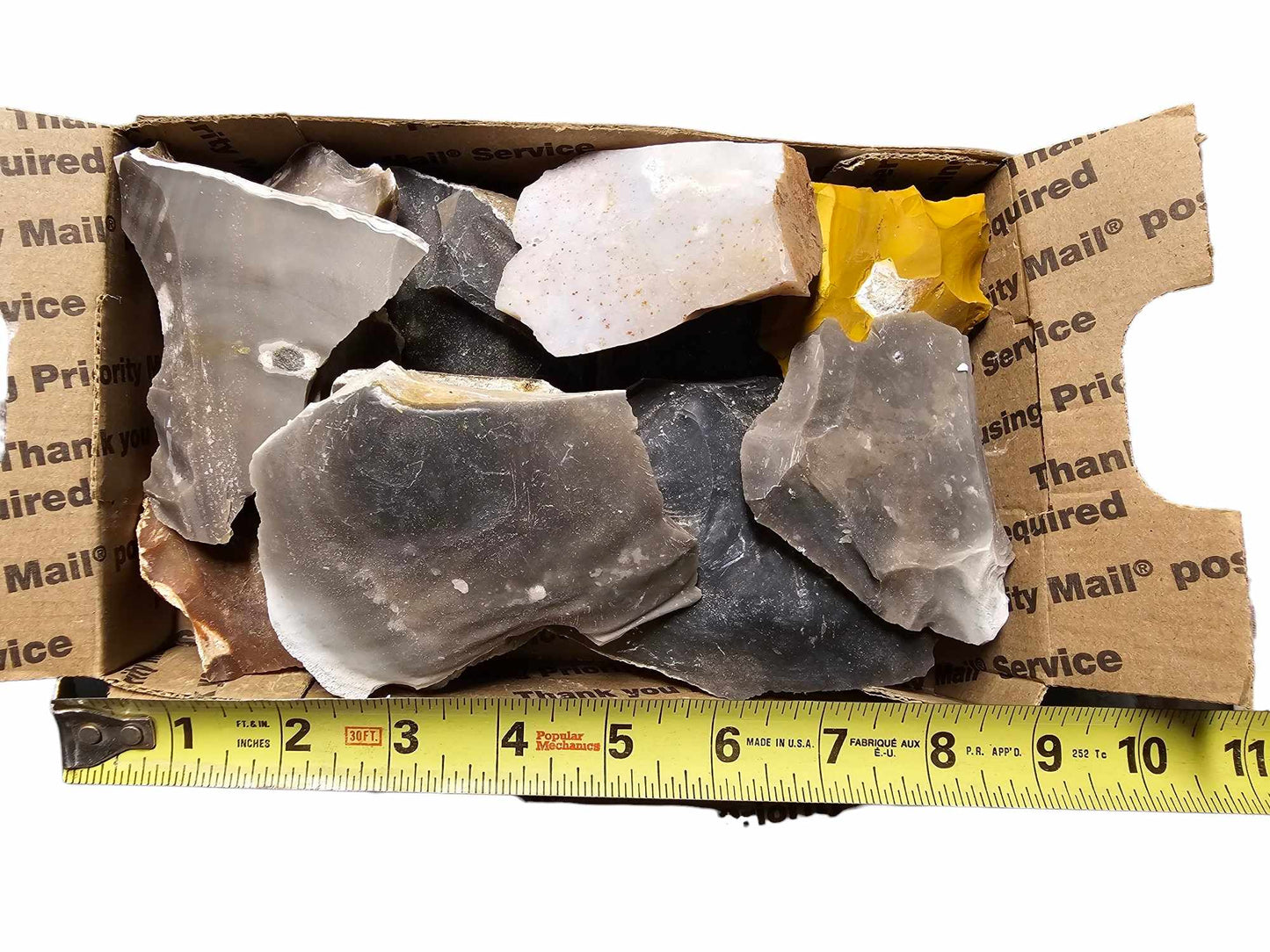 Mixed Spalls & Flakes, Flintknapping