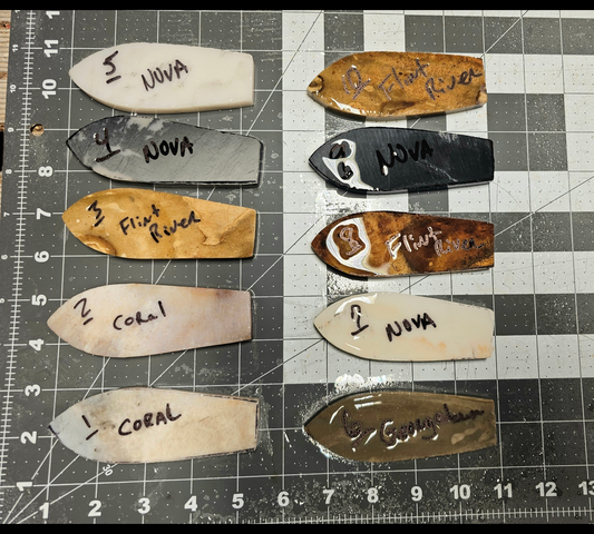 Page 1 Hell Gap, Perform, Flintknapping Slabs.