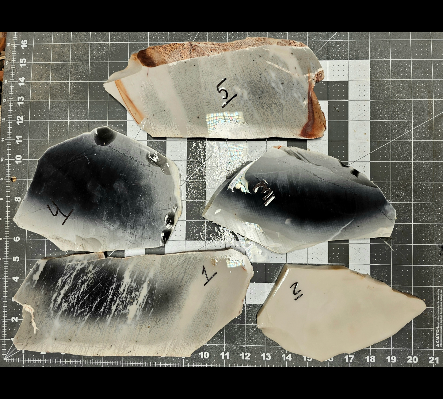 Page 1 Novaculite Percussion Slabs, Heat Treated Flintknapping Slabs