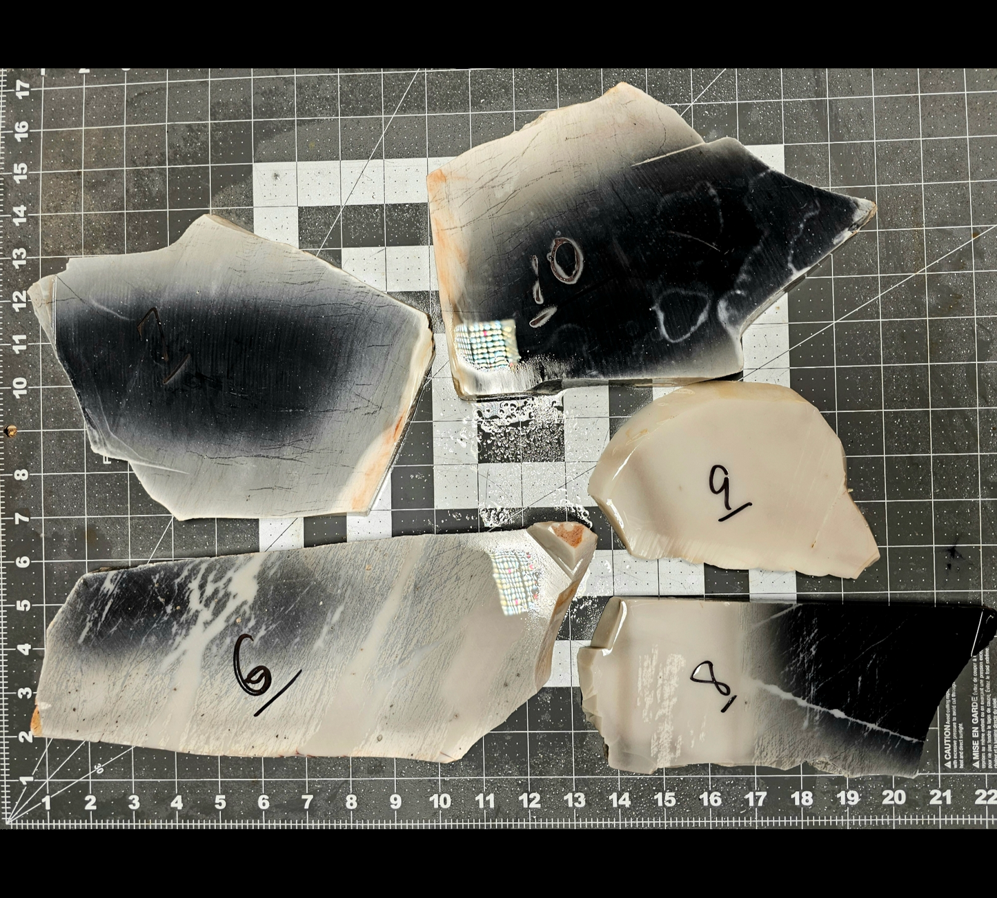 Page 1 Novaculite Percussion Slabs, Heat Treated Flintknapping Slabs