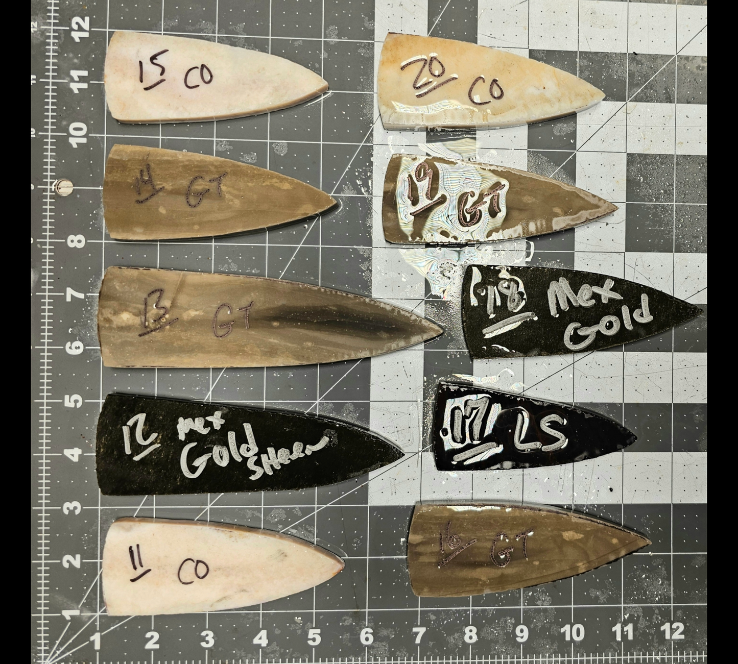 Page 2, Dagger Blade, Sloan Dalton, Holland, Hardin Performs,Flintknapping Slabs.