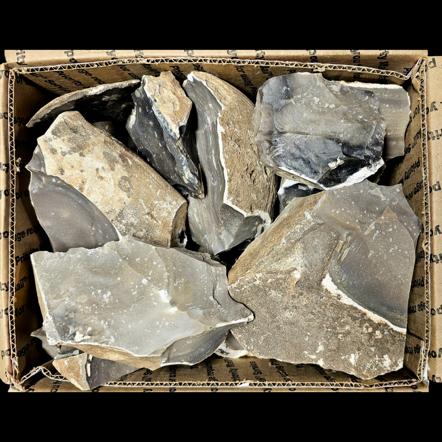 20+ Pounds Heat Treated Texas Flint, Edward Plateau Flint, Flintknapping, Lapidary