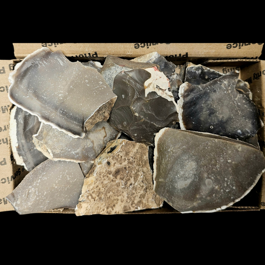 3+ Pounds Heat Treated Texas Flint, Edward Plateau Flint, Flintknapping, Lapidary