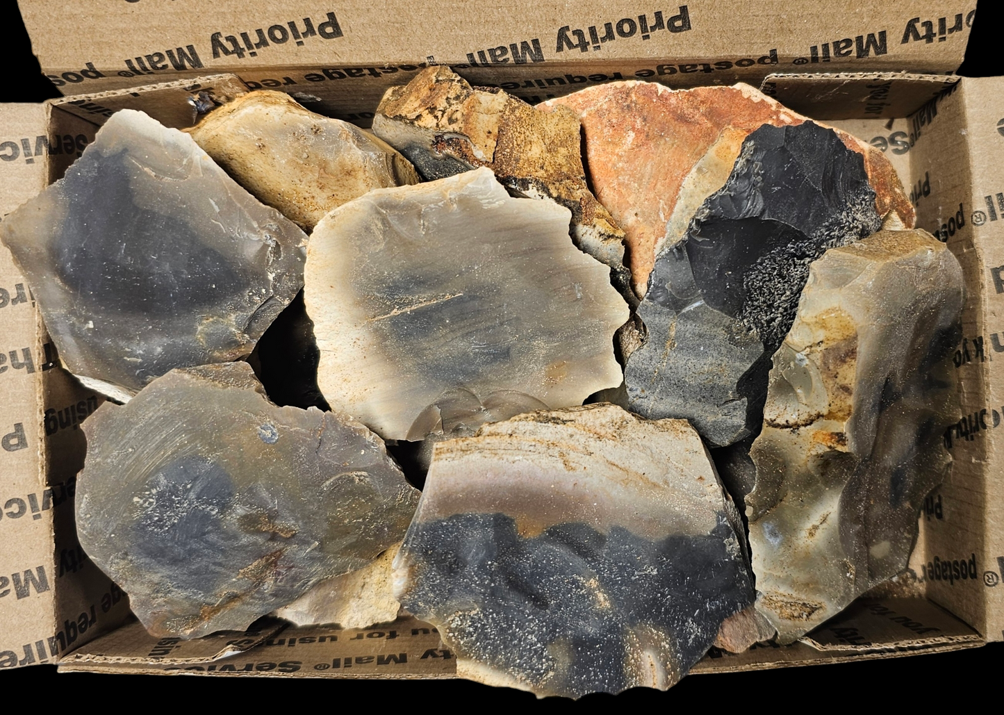 3+ Pounds Hopkinsville Chert, Flintknapping, Lapidary