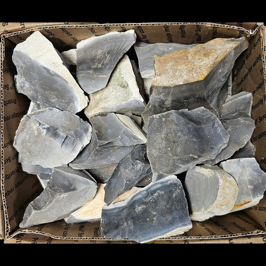 20 pounds Georgetown Clunkers, High Grade Flint, Flintknapping, Lapidary