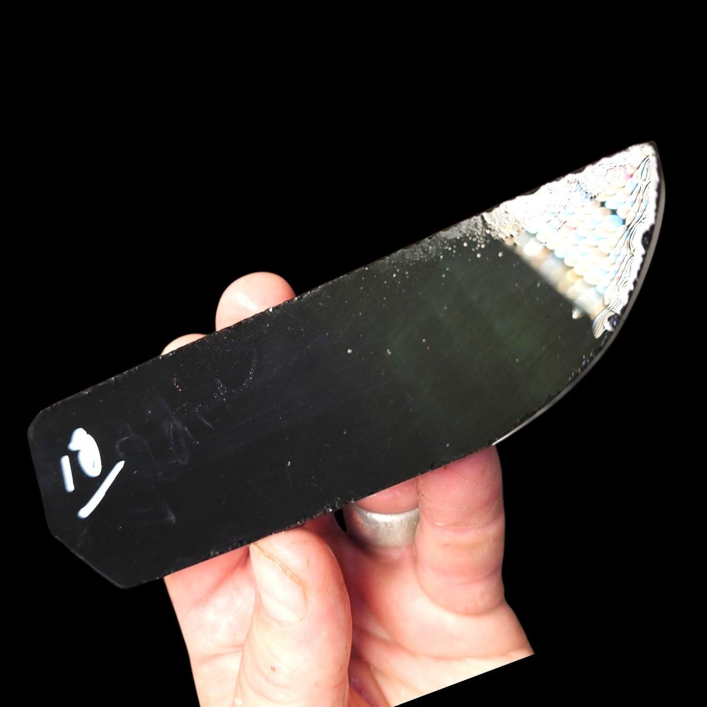 Page 2 Mexican Rainbow Obsidian Preforms, Flintknapping Slabs.