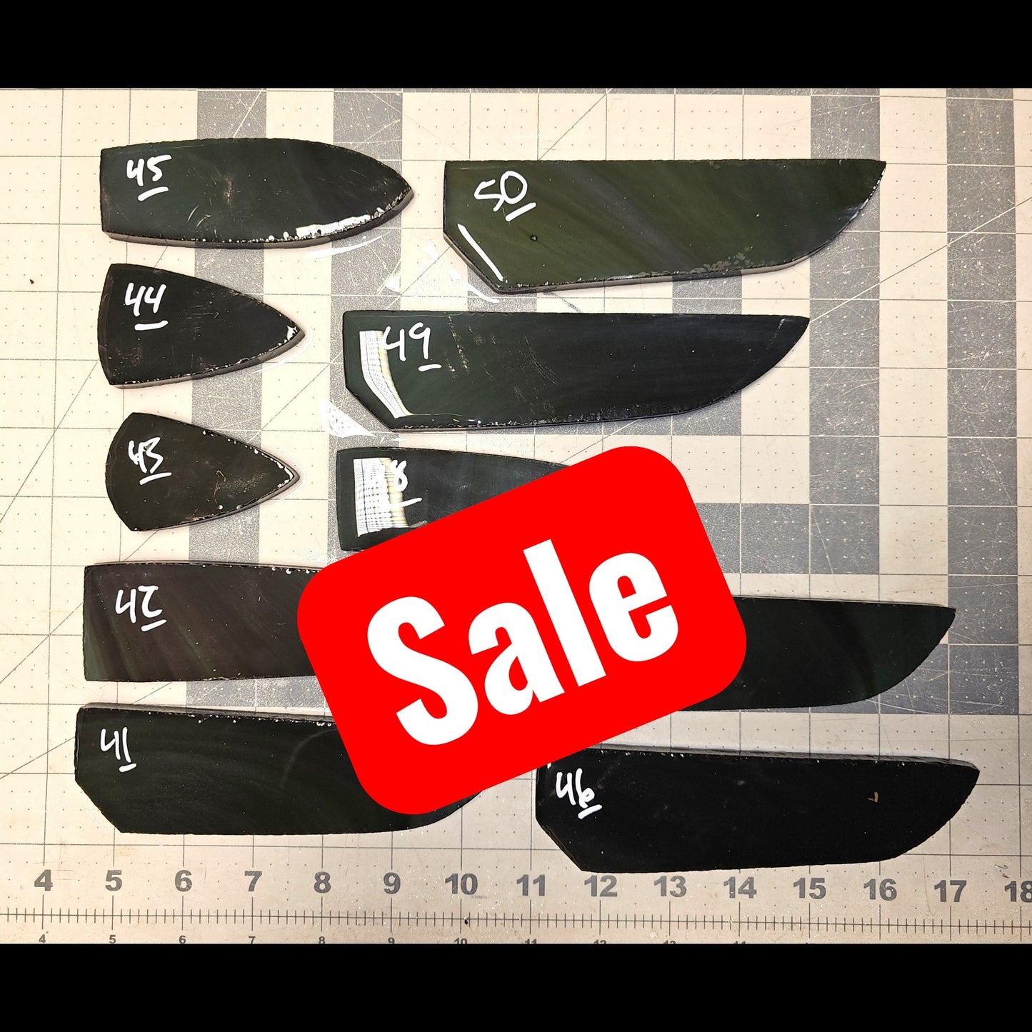 Page 5 Mexican Rainbow Obsidian Preforms, Flintknapping Slabs. Price Reduced