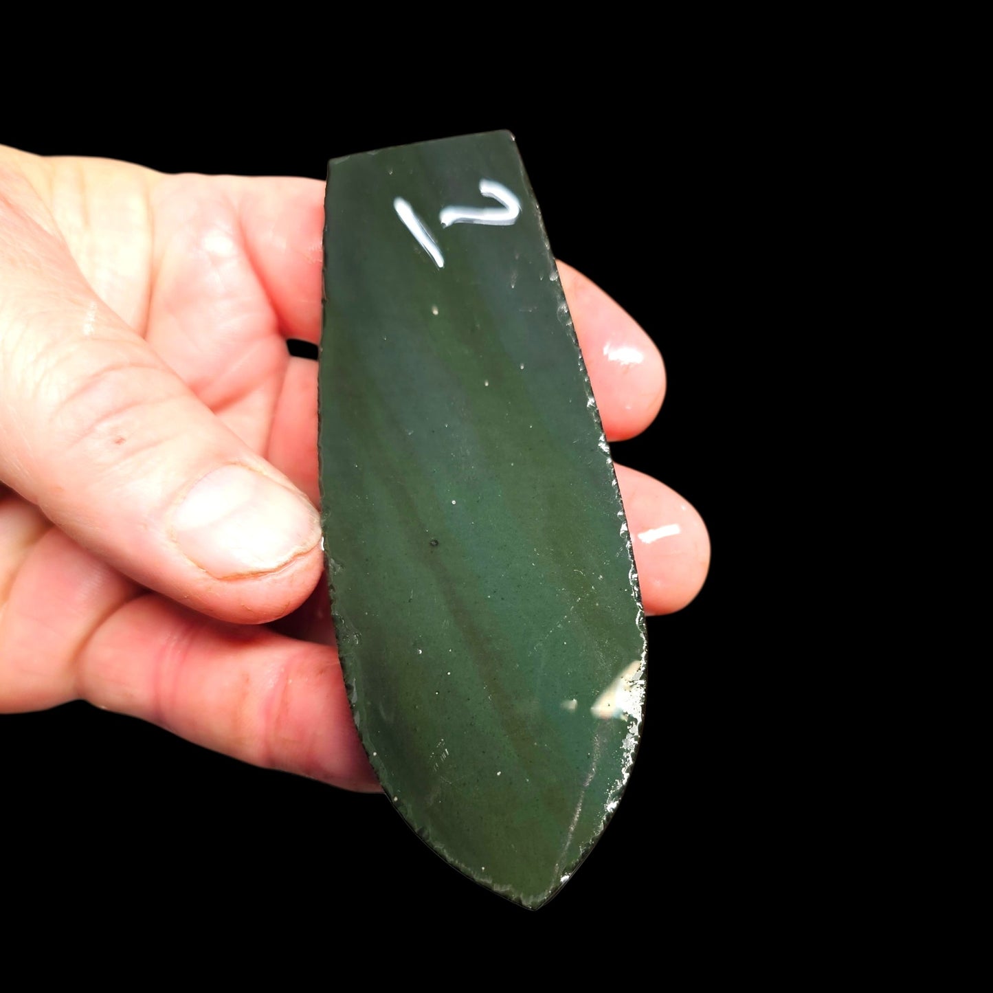 Page 1 Mexican Rainbow Obsidian Preforms, Flintknapping Slabs.