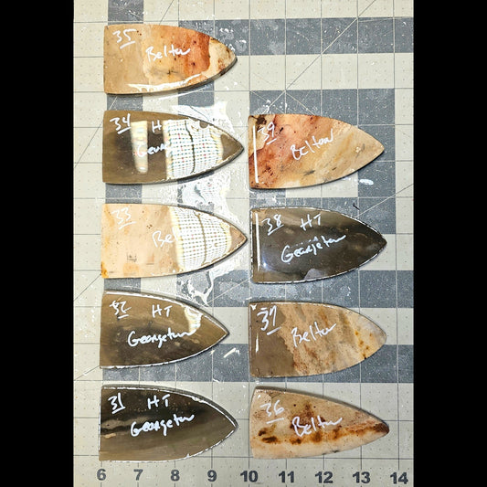 Page 4 Andice / Bell /Calf Creek Preforms,Flintknapping Slabs.