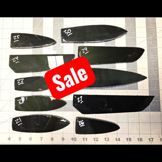 Page 3 Mexican Rainbow Obsidian Preforms, Flintknapping Slabs.