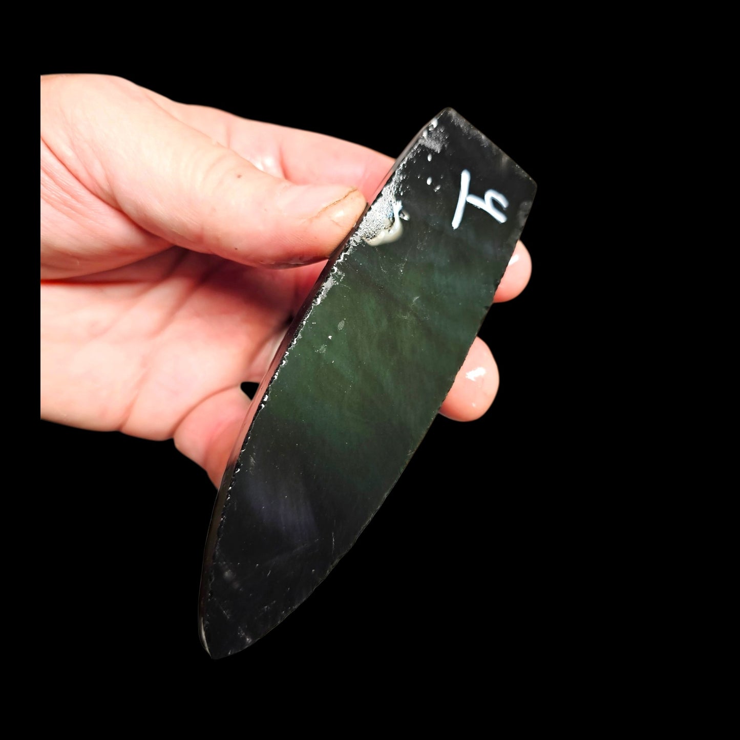 Page 1 Mexican Rainbow Obsidian Preforms, Flintknapping Slabs.