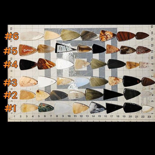 Page 1 Arrowhead Preforms, Mixed Material  Performs,Flintknapping Slabs.