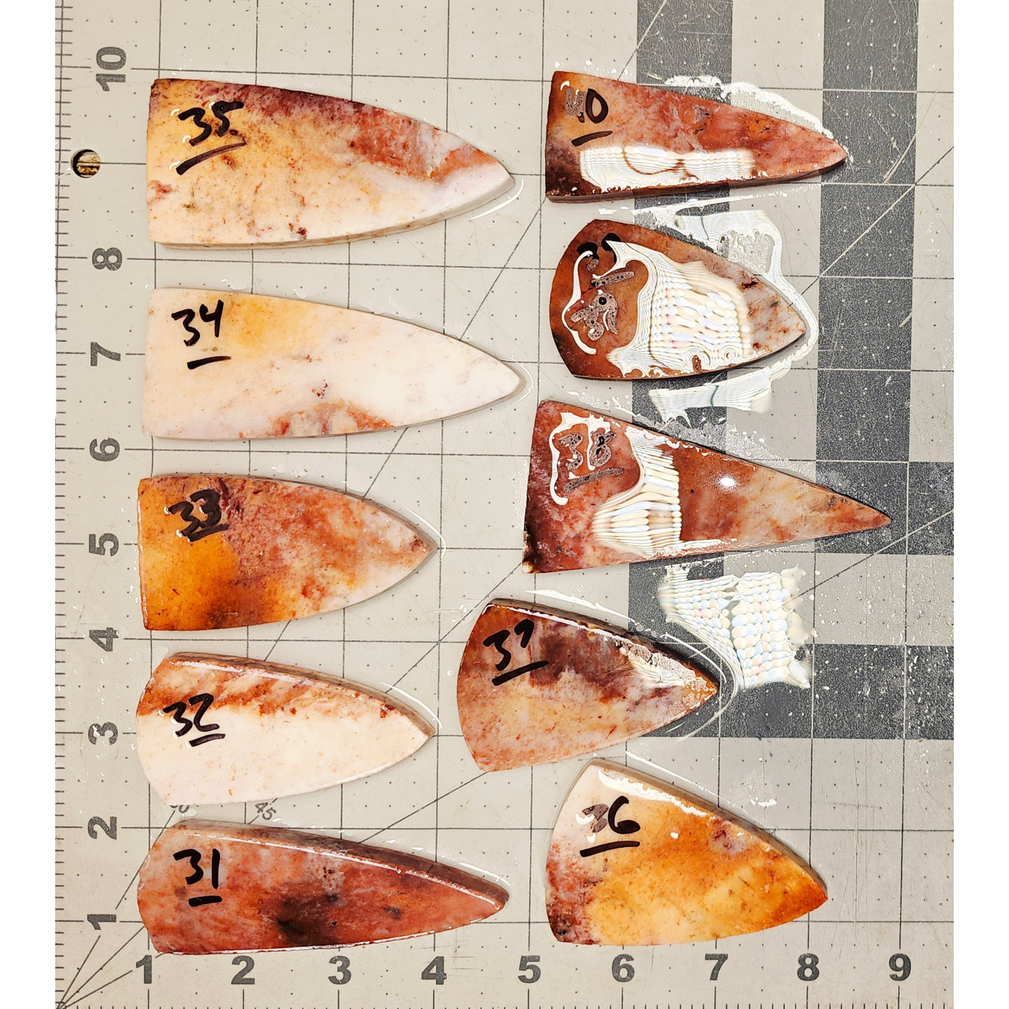 Page 4, Coastal  Plains Preforms,Flintknapping Slabs.