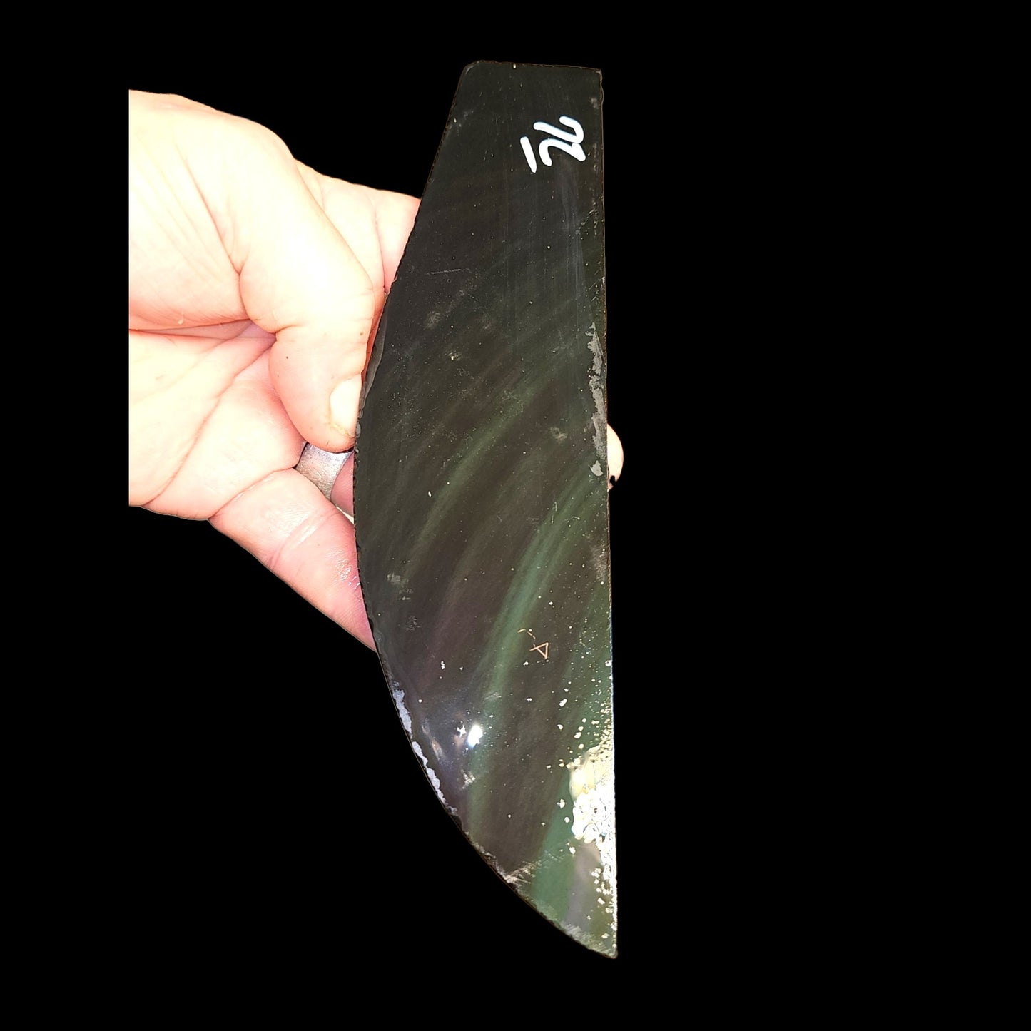 Page 8 Mexican Rainbow Obsidian Preforms, Flintknapping Slabs.