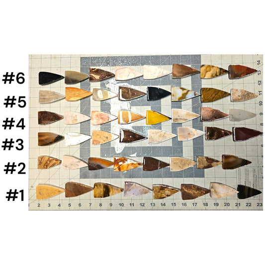 Page 1  Dalton Hunting /Pendant Point Preforms, Mixed Material  Performs,Flintknapping Slabs.