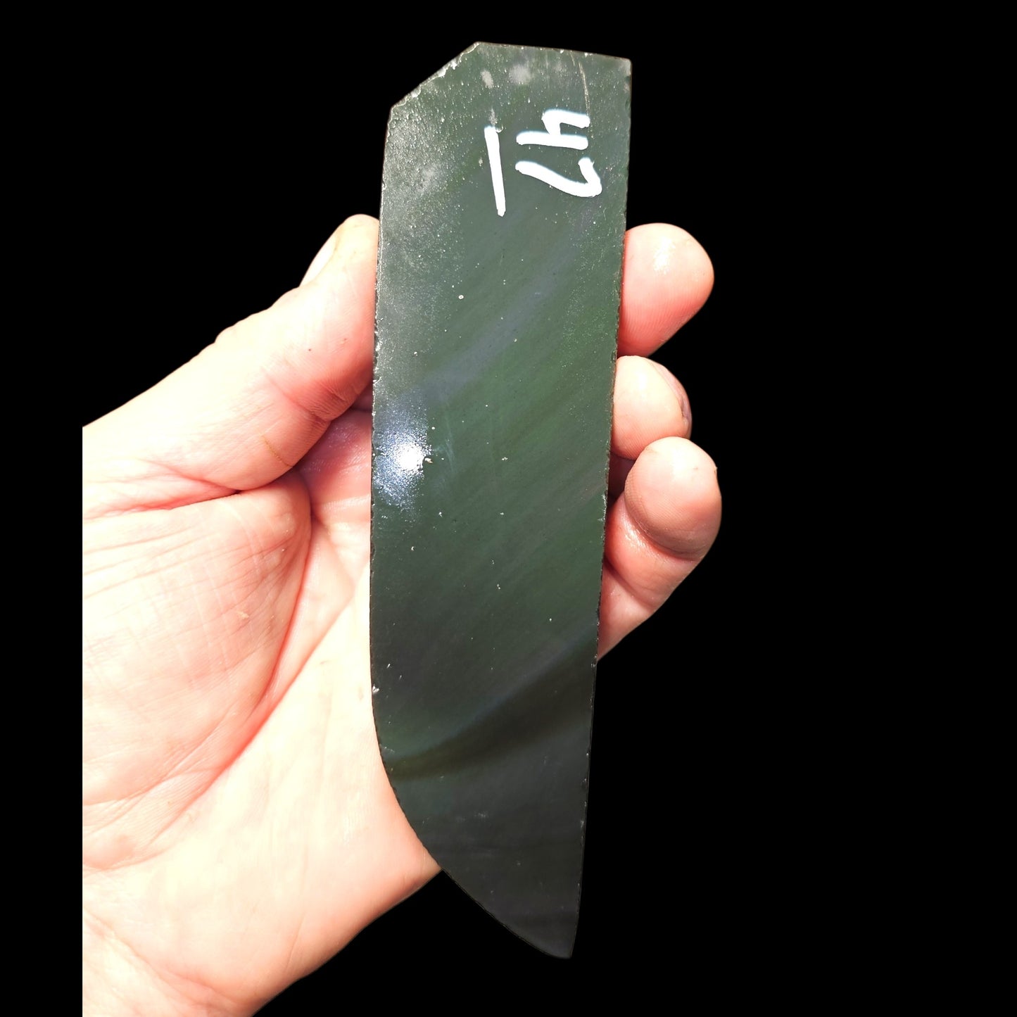 Page 5 Mexican Rainbow Obsidian Preforms, Flintknapping Slabs.