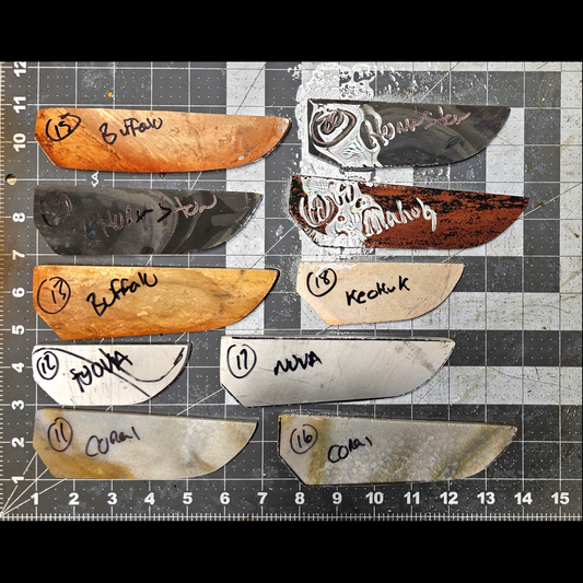 Page 2, Knife Blade Preforms,Flintknapping Slabs.