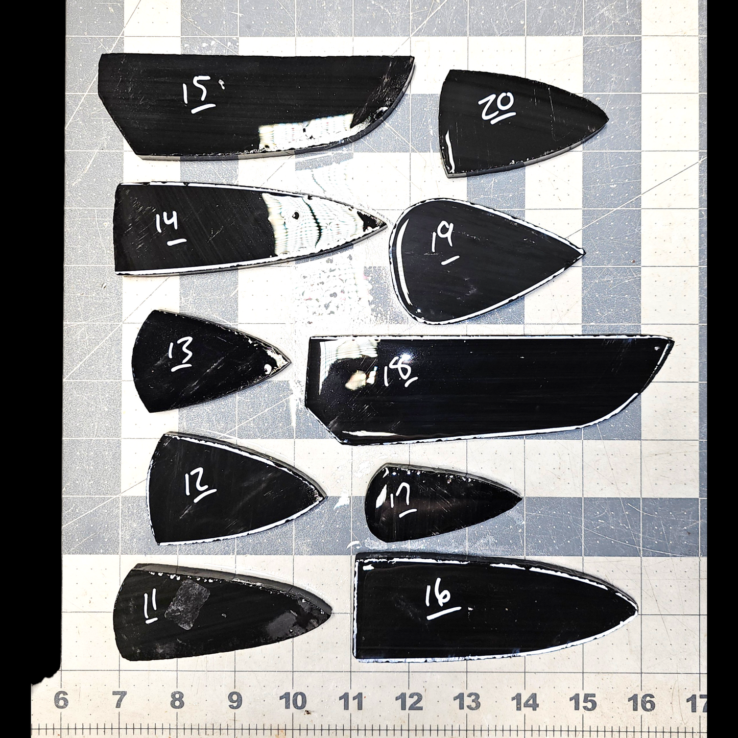 Page 2 Dacite Preforms, Flintknapping Slabs.