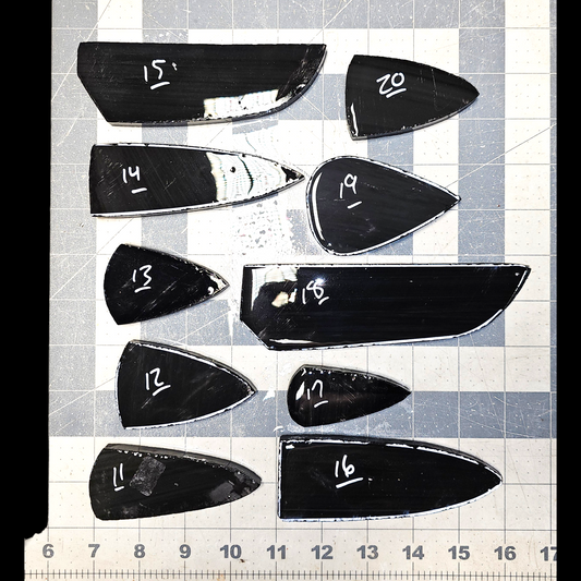 Page 2 Dacite Preforms, Flintknapping Slabs.
