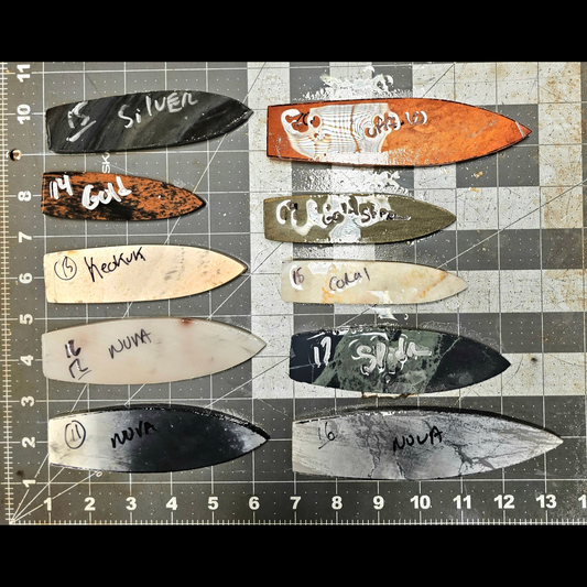 Page 2 Agate Basin, Beaver Lake Preforms,Flintknapping Slabs.