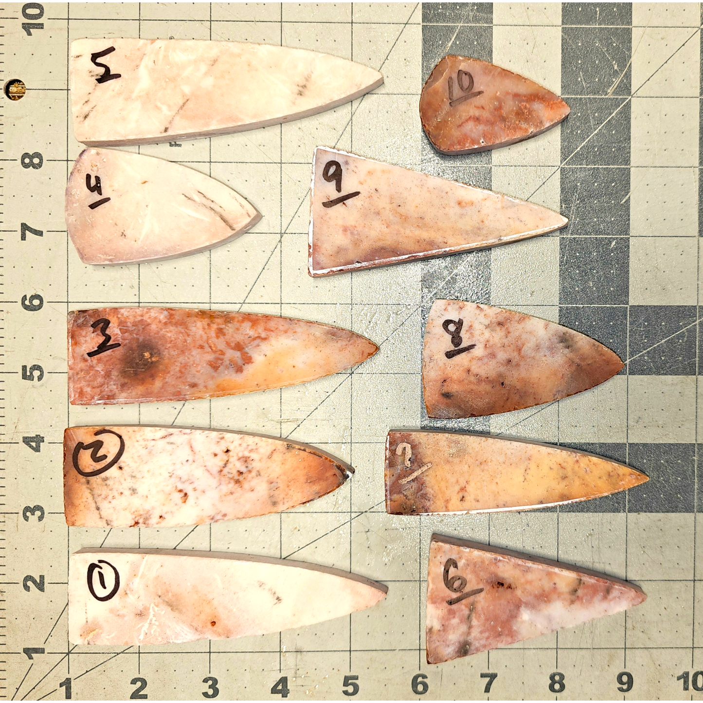 Page 1, Coastal  Plains Preforms,Flintknapping Slabs.