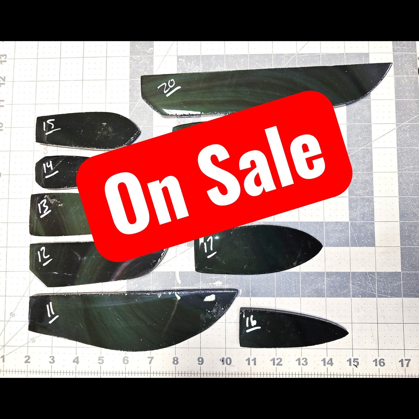 Page 2 Mexican Rainbow Obsidian Preforms, Flintknapping Slabs. Price Reduced