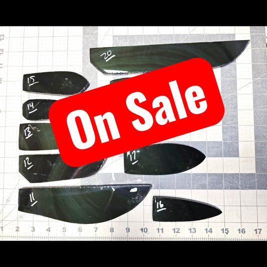 Page 2 Mexican Rainbow Obsidian Preforms, Flintknapping Slabs. Price Reduced