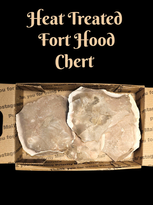 3+ Pounds Heat Treated Fort Hood Flint, Texas Flint, Flintknapping.