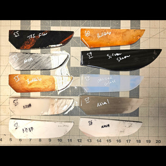 Page 6, Knife Blade Preforms,Flintknapping Slabs.