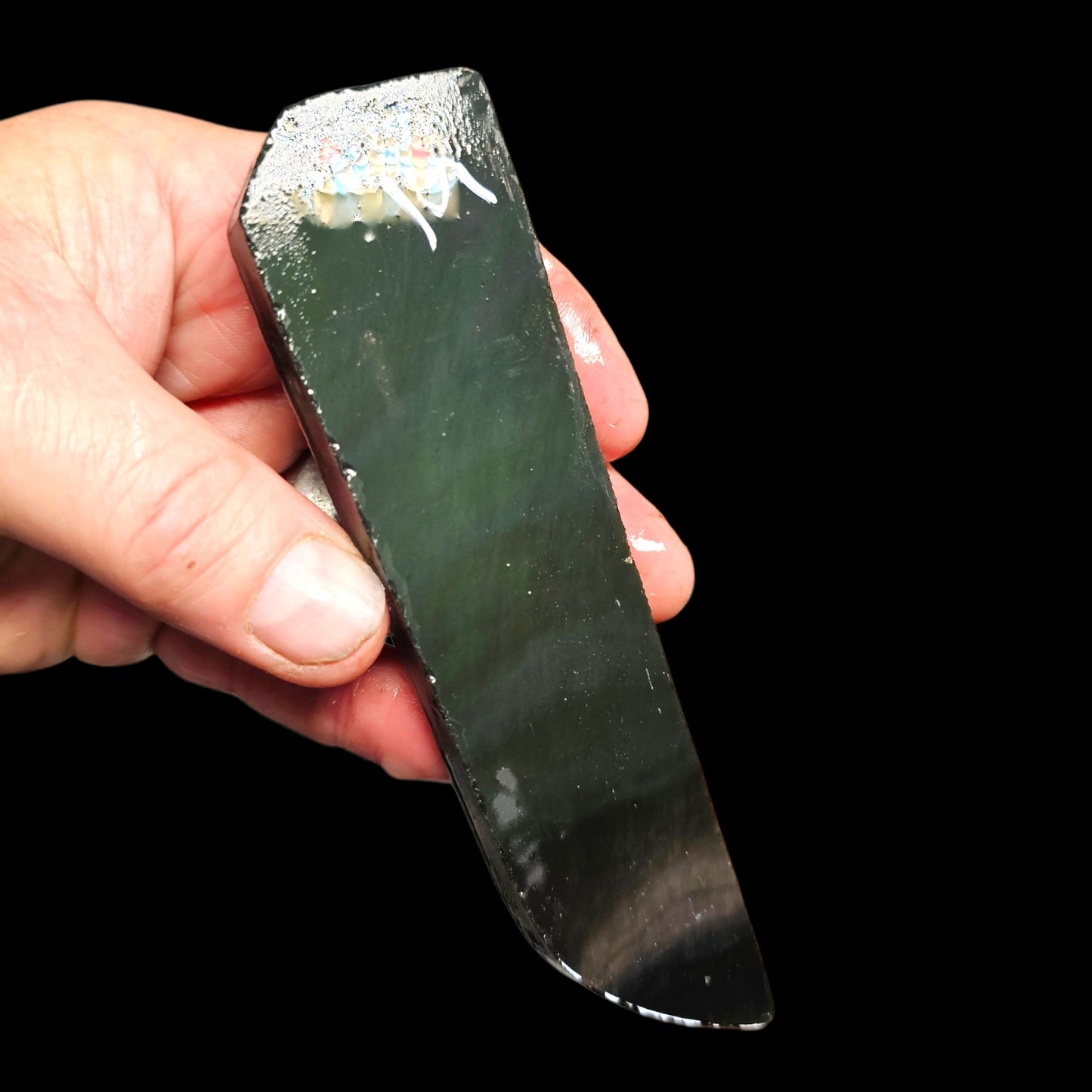 Page 1 Mexican Rainbow Obsidian Preforms, Flintknapping Slabs.
