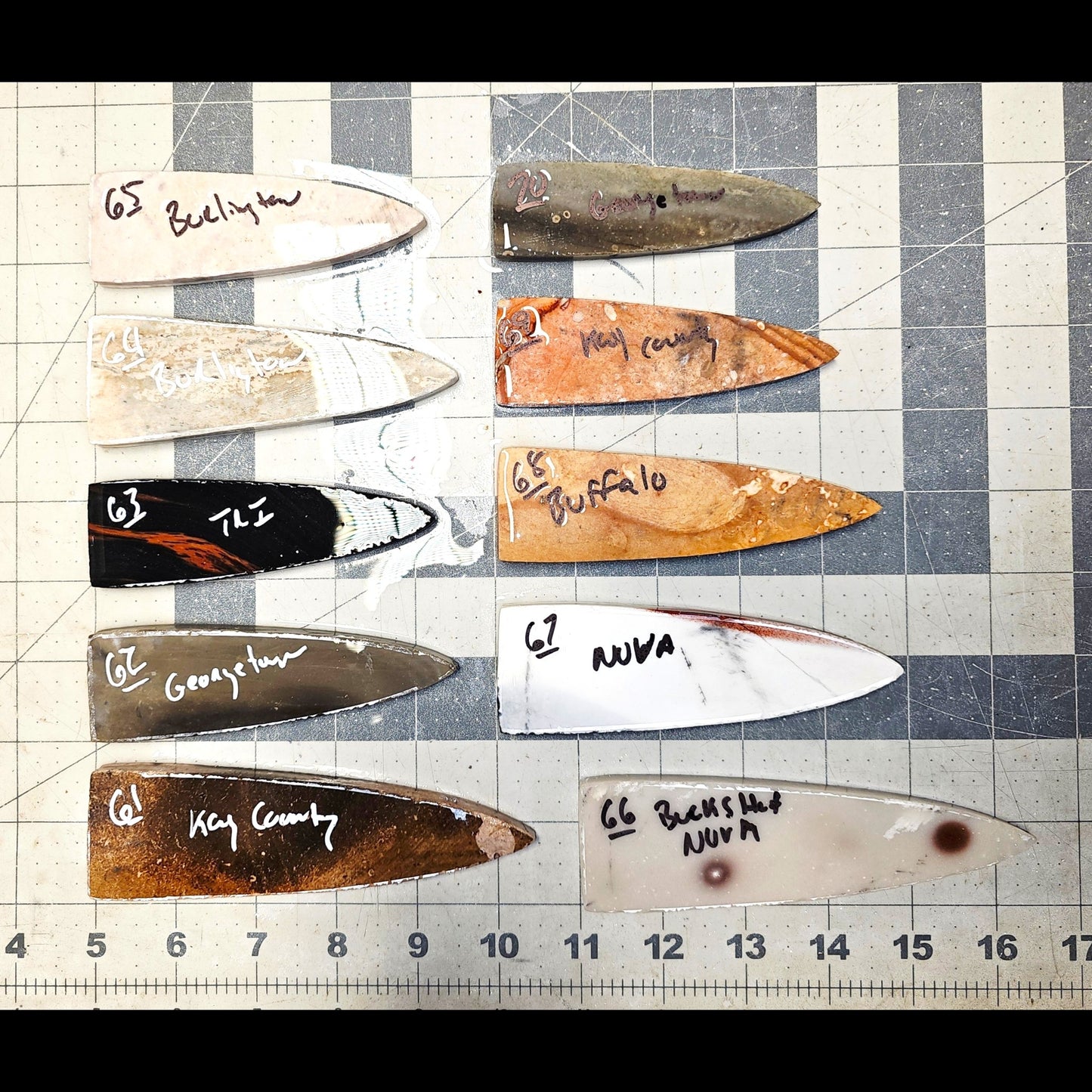 Page 7 Dalton Preforms, Flintknapping Slabs.