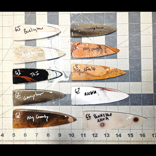 Page 7 Dalton Preforms, Flintknapping Slabs.