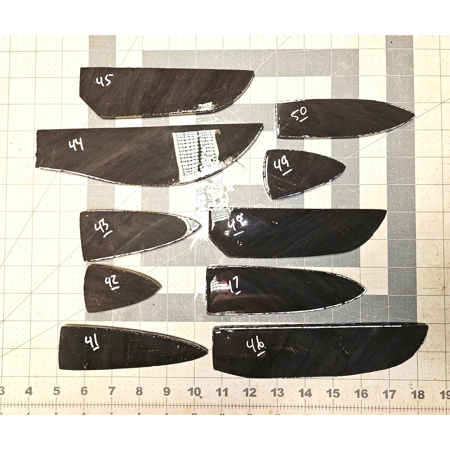 Page 5 Dacite Preforms, Flintknapping Slabs.